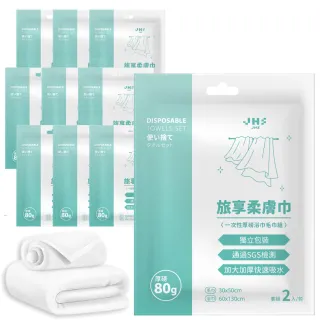 【SYU】SGS檢驗合格 旅享柔膚巾 浴巾毛巾組10+10大包裝(免洗浴巾 免洗毛巾 拋棄式毛巾 旅行毛巾)