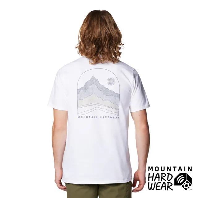 【Mountain Hardwear】Mountain Sunset™ Short Sleeve 針織棉山脈日落短袖T恤 男款 白色 #2110781