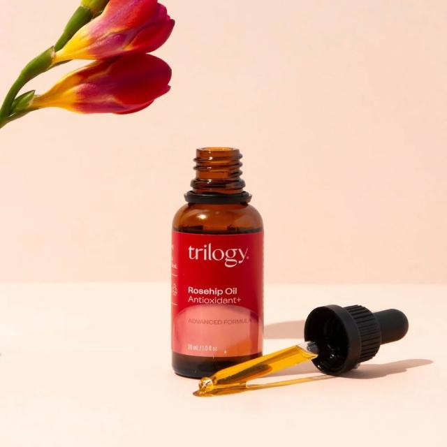 【TRILOGY】保濕抗氧玫瑰果精華油+輕奢賦活修護乳霜(玫瑰果/精華油/乳霜/保濕抗氧)