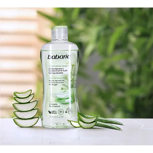 即期品【Babaria】洋甘菊蘆薈舒緩嫩膚化妝水200ml(買3送3)