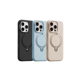 【TORRAS 圖拉斯】Ostand Spin Fusion Silicone相機按鍵 磁吸支架矽膠防摔手機殼(O-in-1 為美而生)