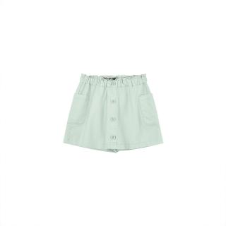 【GIORDANO 佐丹奴】童裝彈力腰口袋褲裙(60 冰河綠)