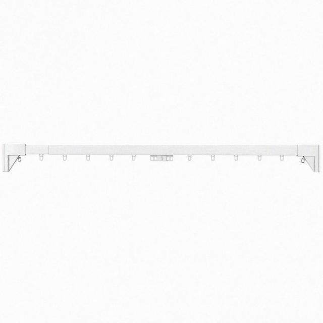 【NITORI 宜得利家居】免鑽孔伸縮窗簾軌 TR1 WH 110-150(免鑽孔 伸縮窗簾軌 窗簾軌 窗簾)