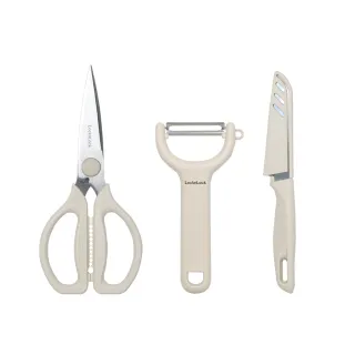 【LocknLock 樂扣樂扣】官方直營 廚房剪刀刨刀水果刀全能3件組