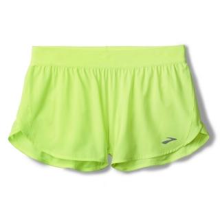 【BROOKS】女 Breakaway 慢跑短褲 2.5吋 螢光黃(221709796)