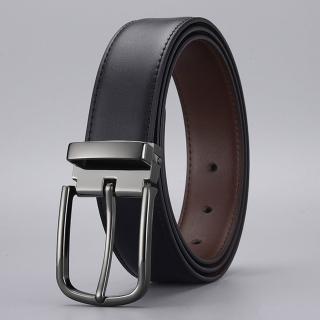 【KT DADA】牛皮帶 皮帶 商務腰帶 真皮腰帶 針扣皮帶 真皮皮帶 黑色皮帶 男士腰帶 夾扣皮帶 搭配神器