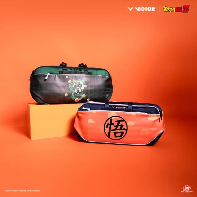 【VICTOR 勝利體育】VICTOR x《七龍珠Z》聯名矩形包(BR5639DBZ G/O 墨綠/亮金盞橘)