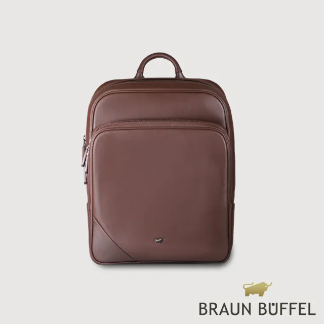 【BRAUN BUFFEL 德國小金牛】加利恩-A 後背包-培土棕(BF561-73-POS) 男包送禮推薦