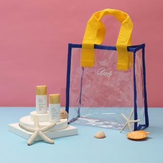 【ORBIS 奧蜜思】夏日美妝袋 透妍潤色隔離霜極清爽型(28ml *2入 金蓋防曬)