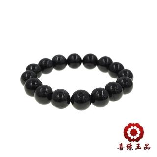 【喜緣玉品】618限定★天然烏雞翡翠圓滿手珠(12mm)