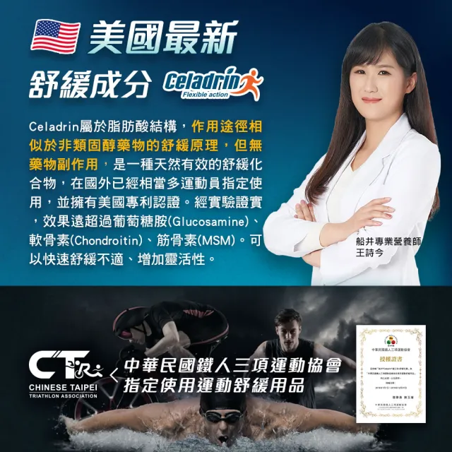 【funcare 船井生醫】celadrin適立勁關健乳霜EX50gX4盒(舒緩乳霜x擦的葡萄糖胺_涼感)