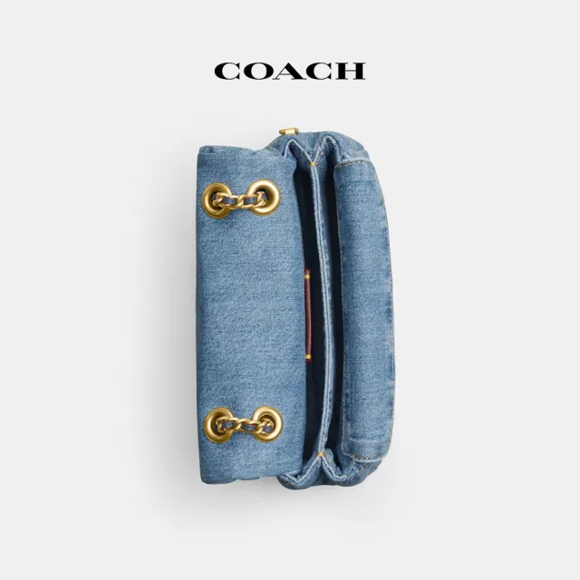 【COACH】蔻馳官方直營 TABBY 絎縫20號單肩手袋-B4/靛藍色(CR701)