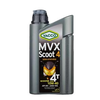 【YACCO-亞殼】法國原裝進口YACCO 4T MVX SCOOT4 SN 10W40 合成競技級機油 1L(臺灣總代理公司貨)