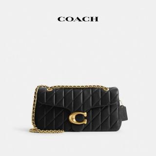 【COACH】蔻馳官方直營 TABBY 絎縫33號單肩手袋-B4/黑色(CP151)
