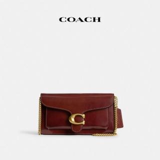 【COACH】蔻馳官方直營 TABBY鏈帶手拿包-B4/深中立色(CW554)