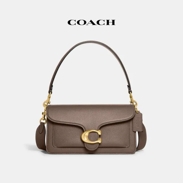 【COACH】蔻馳官方直營 TABBY 26單肩手袋-深石灰色(CH857)