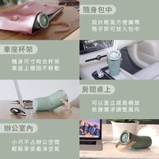 【Electrolux 伊萊克斯】極適家居300個人與車用輕巧空淨機-海洋綠(EP31-15GRA)