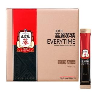 即期品【正官莊】高麗參精EVERYTIME-10mlx30入/盒(高麗參/人參/保護力/新陳代謝/生理機能)