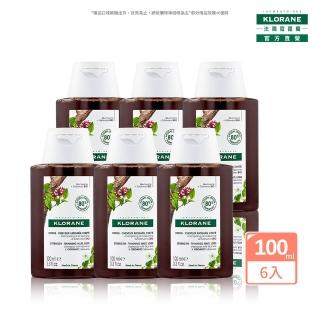 【KLORANE 蔻蘿蘭官方直營】養髮強韌洗髮精100ml*6入組