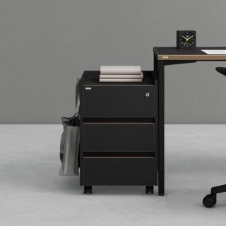 【DESKER】DRAWER 韓國設計監製 400型 三層帶鎖抽屜櫃 50*40*60cm(收納櫃/置物櫃/環保板材/專人組裝)