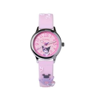 【HELLO KITTY】酷洛米系列 俏皮可愛 立體圖案手錶 淺粉色 KT081LWPP1 30mm