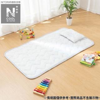 【NITORI 宜得利家居】極致涼感 附枕午睡墊 N COOL WSP GY MK25(涼感 附枕午睡墊 午睡墊 睡墊)