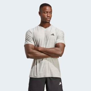 【adidas 愛迪達】運動 休閒 短袖 T恤 男上衣 TR-ES STRETCH T(IC7416)