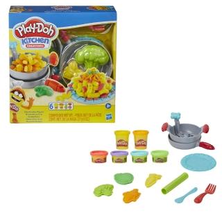 【PLAYDOH 培樂多】廚房系列-迷你廚師創作遊戲組 義大利麵 E5112(廚房玩具組/扮家家酒玩具/早教玩具)