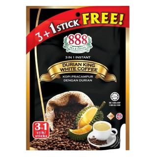 【888】榴槤王 三合一白咖啡(榴槤風味 30g*4入/包)
