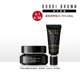 【Bobbi Brown 芭比波朗】冬蟲夏草奢光底妝組(冬蟲夏草極萃粉底霜+冬蟲夏草精華亮膚持妝乳40ml)