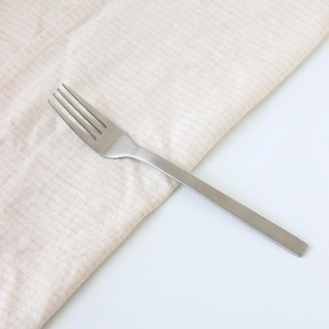 【Just Home】極簡派不鏽鋼餐叉21cm-單支(叉子/西餐叉/水果叉/甜點叉/簡約設計)