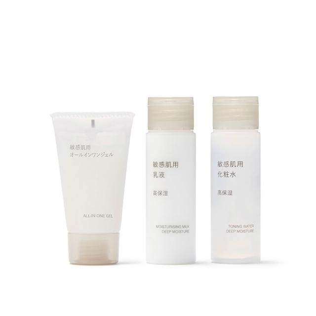 【MUJI 無印良品】MUJI敏感肌膚保養.攜帶型組合(保濕型/清爽型/滋潤型)