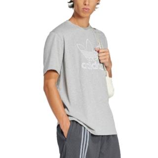 【adidas 愛迪達】圓領短袖T恤 OUTL TREF TEE 男 - JP1087