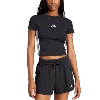 【adidas 愛迪達】圓領短袖T恤 W 3S SJ BABY T 女 - JC8325