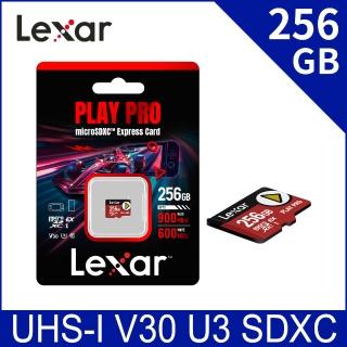 【Lexar 雷克沙】PLAY PRO microSDXC Express 256GB 超高速記憶卡(Switch 2專用)