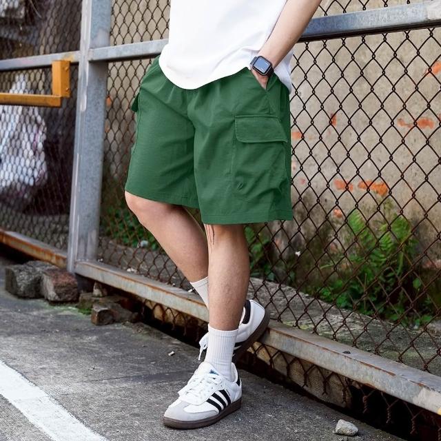 【AMERO】男女款 休閒短褲(男女款 休閒短褲 微涼感短褲)