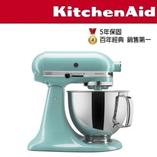 【KitchenAid】4.8公升/5Q桌上型攪拌機湖水藍(打蛋機 / 揉麵機 / 廚師機 / 麵團機 / 和麵機)