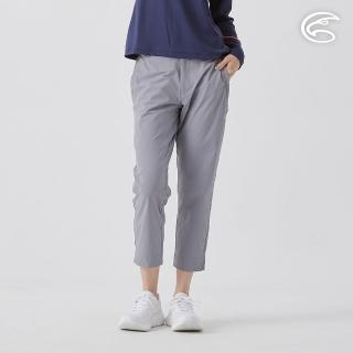 【ADISI】女彈性透氣快乾休閒九分褲 AP2511080 中灰S-XL(四面彈 透氣 吸濕排汗 速乾 休閒褲)