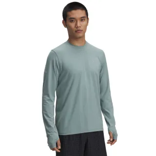 【UNDER ARMOUR】UA 男 Launch Pro 長袖T-Shirt_1386680-353(灰綠色)