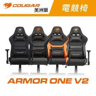 【COUGAR 美洲獅】ARMOR ONE V2電競椅 電腦椅(編織布/仿亞麻布/4D折疊扶手)