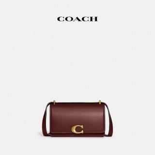 【COACH】蔻馳官方直營 BANDIT斜揹包-B4/紅酒色(CD724)