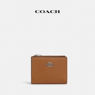 【COACH】蔻馳官方直營 折疊皮夾-淺棕色(CR983)
