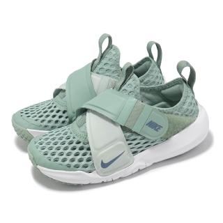 【NIKE 耐吉】休閒鞋 Flex Advance BR PS 中童 童鞋 綠 魔鬼氈 無鞋帶(DC9370-003)