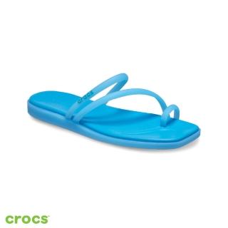 【Crocs】女鞋 指環拖 Miami 邁阿密 玻璃藍(211253-4WD)