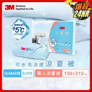 【3M】可水洗涼感涼夏被-星空藍(單人涼被5x7)