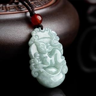 【LEEHER】十二生肖/情侶項鍊/招財納福/保平安/男女同款/小禮物/翡翠/飾品/吊墜/吊飾/玉石項鍊/翡翠項鍊