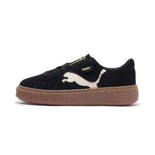 【PUMA 官方旗艦】Suede Platform Cutout Wns 休閒運動鞋 女性 39723301 女鞋 休閒鞋 黑色