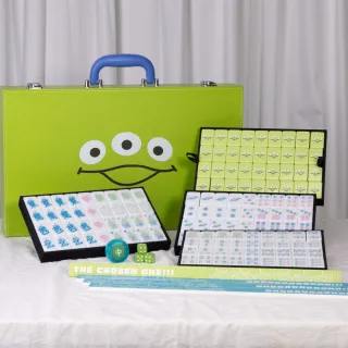 【Beast Kingdom 野獸國】玩具總動員 三眼怪 珍藏麻將組