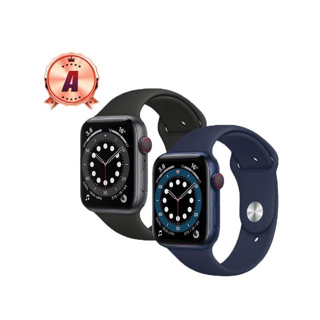 【Apple】A級福利品 Watch Series 6 LTE 44mm鋁金屬錶殼智慧手錶