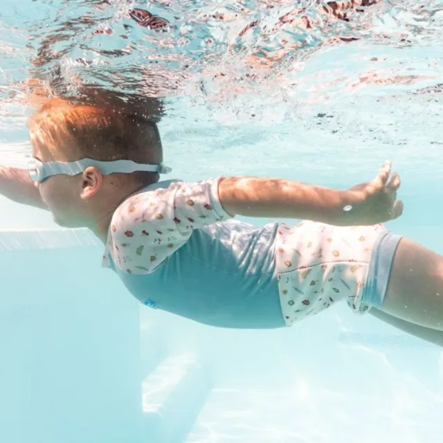 【Splash About 潑寶】嬰兒 尿布褲 連身 防曬 抗UV-森林小橡果(嬰兒泳褲)